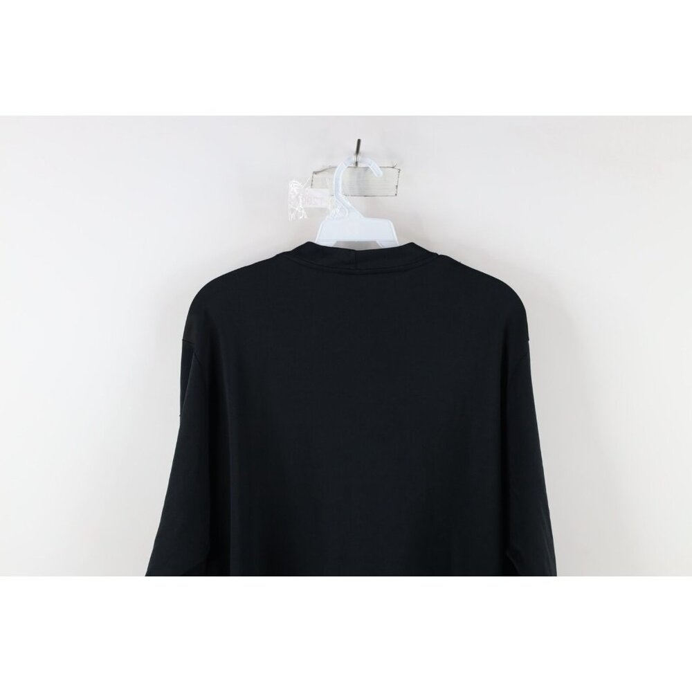 Vintage Nike Mens XL Travis Scott Mini Swoosh Knit Long Sleeve T-Shirt Black - Picture 14 of 15